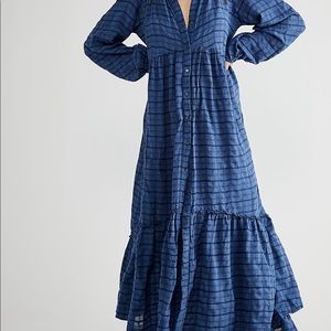 Edie Free People dress in navy!